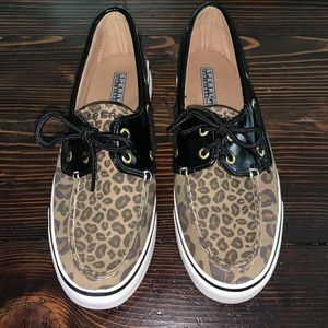 Sperry Cheetah Boat Shoes